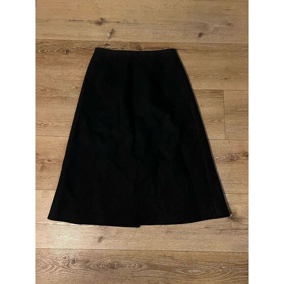 Club Monaco Womens Black Long Skirt Size 6 - Picture 2 of 3